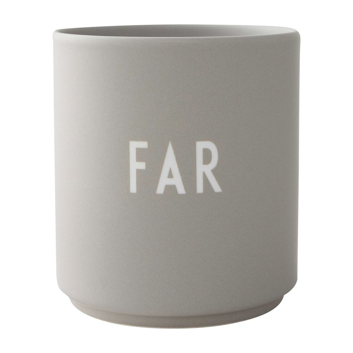 Design Letters favourite cup 25 cl Far-grey | Scandinavian Design | Coffee cups | Grey