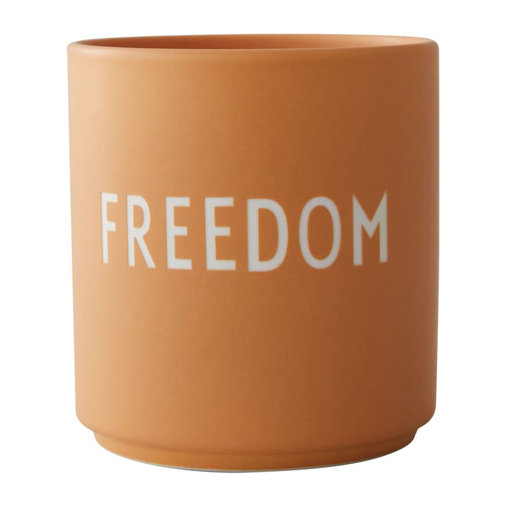 Design Letters favourite cup 25 cl - Freedom-orange - Design Letters