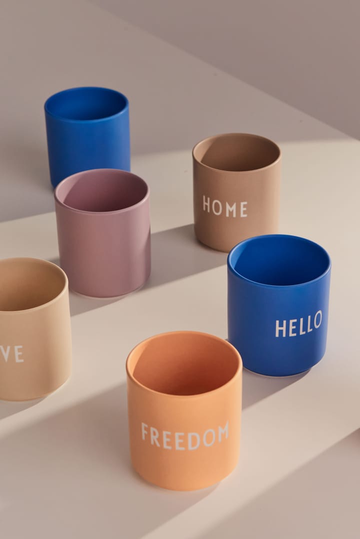 Design Letters favourite cup 25 cl - Freedom-orange - Design Letters