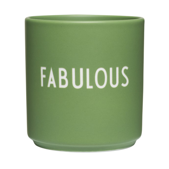 Design Letters favourite cup 25 cl Green | Scandinavian Design | Coffee cups | Green