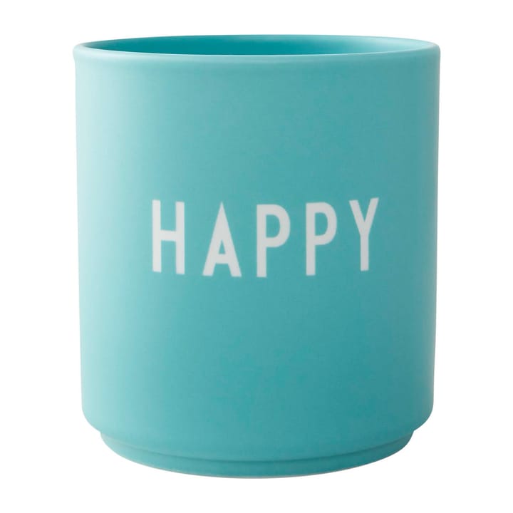 Design Letters favourite cup 25 cl - Happy-aqua blue - Design Letters