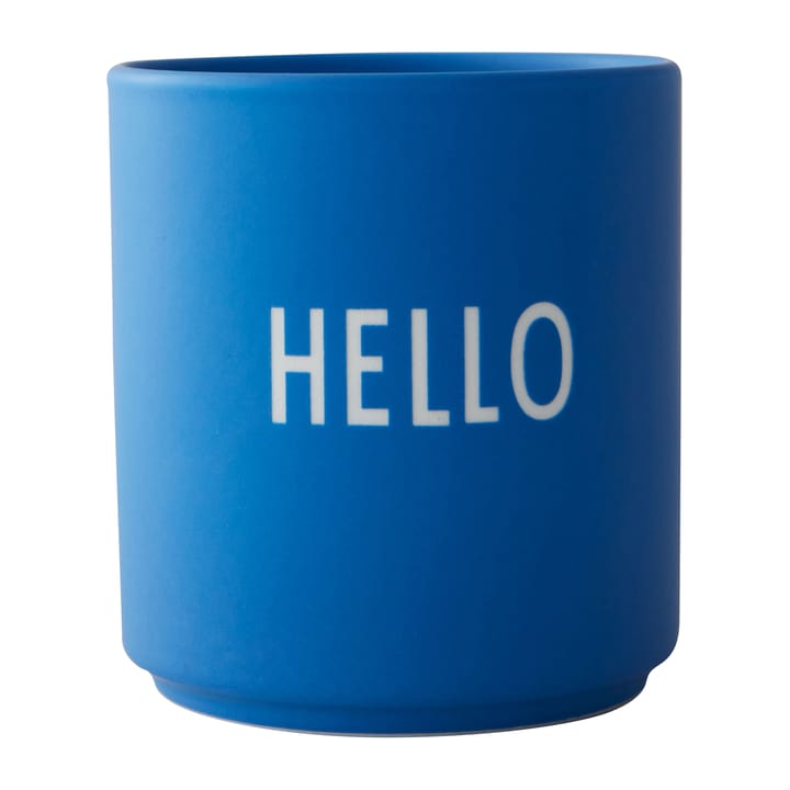 Design Letters favourite cup 25 cl - Hello-cobalt blue - Design Letters