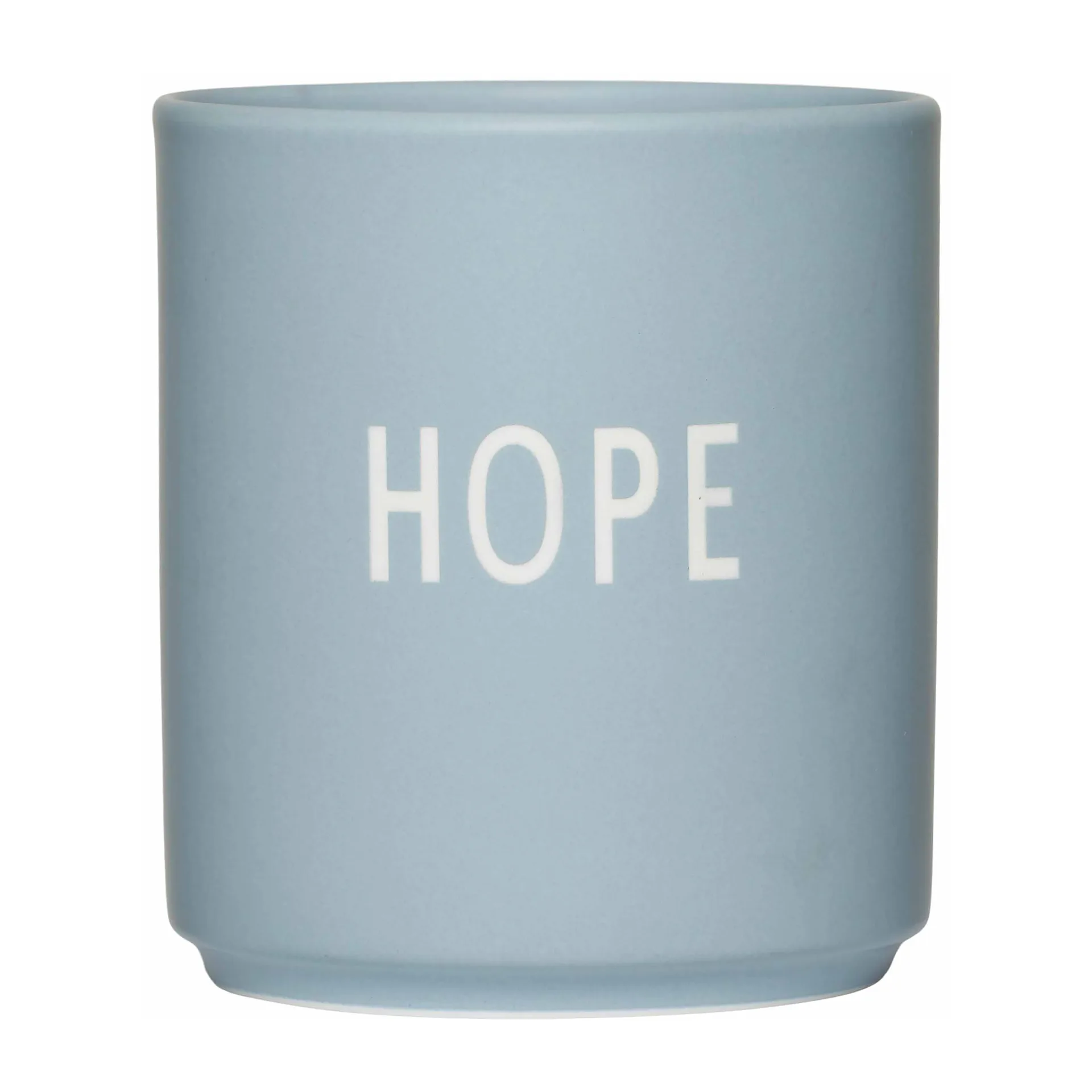 Design Letters favourite cup 25 cl, Hope-light blue Design Letters