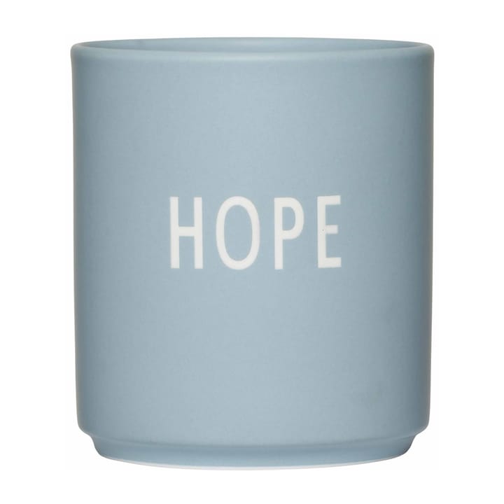 Design Letters favourite cup 25 cl - Hope-light blue - Design Letters