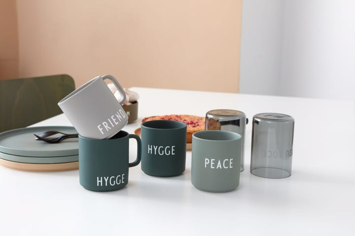 Design Letters favourite cup 25 cl - Hygge-dark green - Design Letters