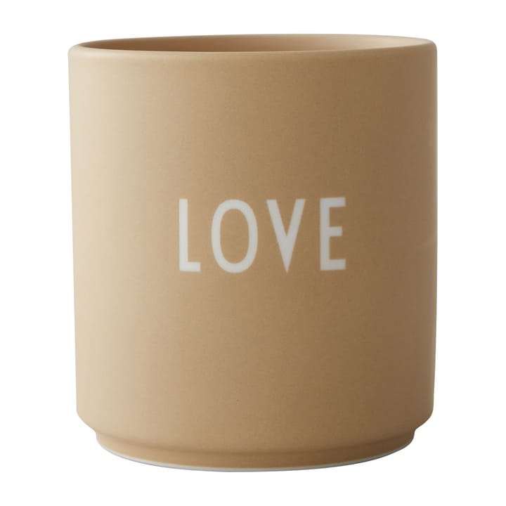 Design Letters favourite cup 25 cl - Love-beige - Design Letters
