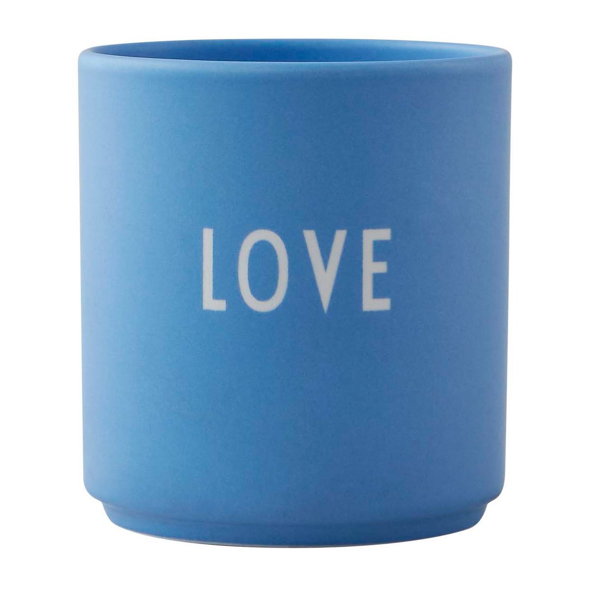 Design Letters favourite cup 25 cl Love-sky blue | Scandinavian Design | Coffee cups | Blue