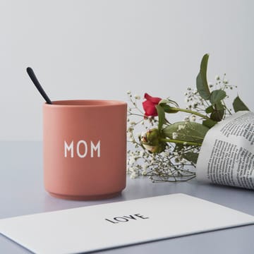Design Letters favourite cup 25 cl - Mom/Love-nude - Design Letters