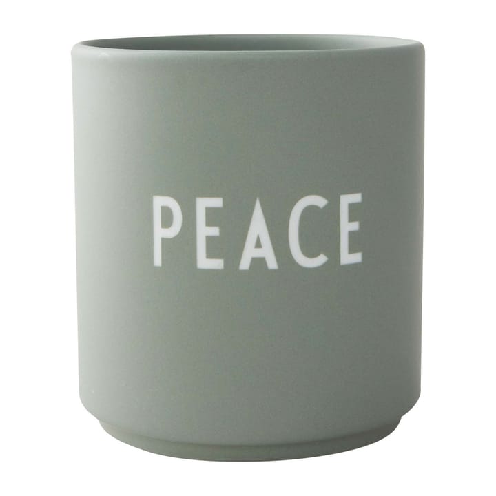 Design Letters favourite cup 25 cl - Peace-green - Design Letters