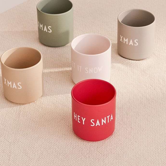 Design Letters favourite cup 25 cl - Santa-faded rose - Design Letters