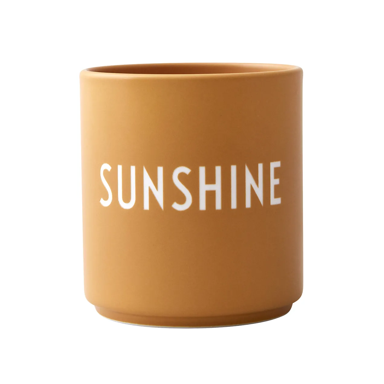 Design Letters favourite cup 25 cl, Sunshine (Yellow) Design Letters