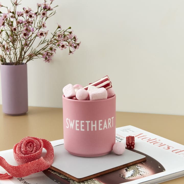 Design Letters favourite cup 25 cl - Sweetheart-pink - Design Letters