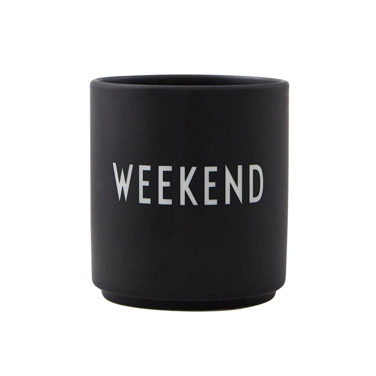 Design Letters favourite cup 25 cl Weekend-black | Scandinavian Design | Coffee cups | Black