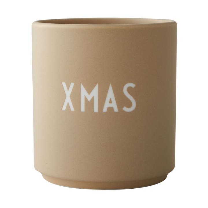 Design Letters favourite cup 25 cl - Xmas-beige - Design Letters