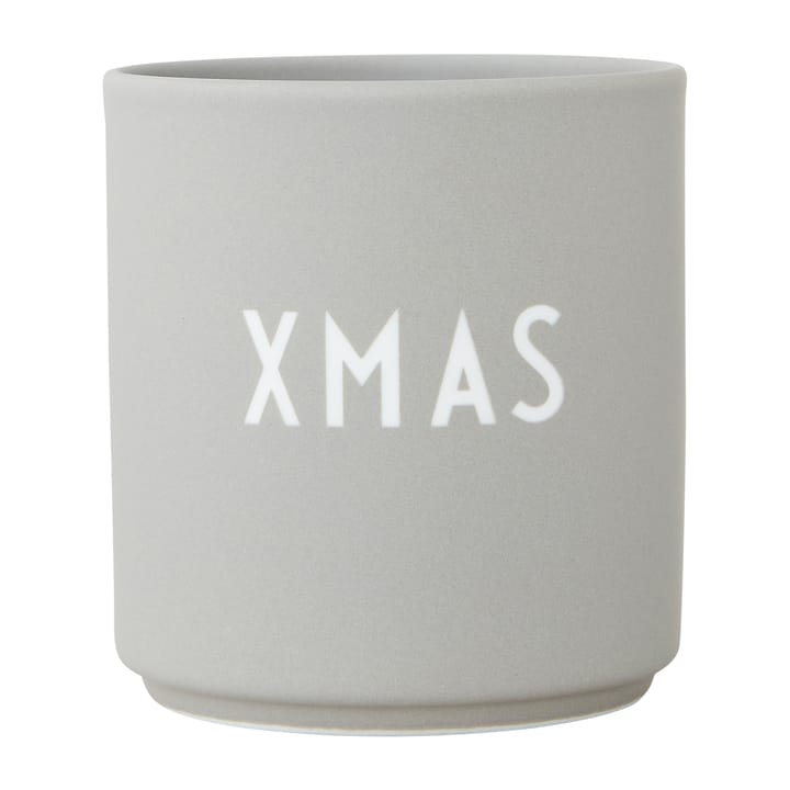 Design Letters favourite cup 25 cl, Xmas-cool grey Design Letters