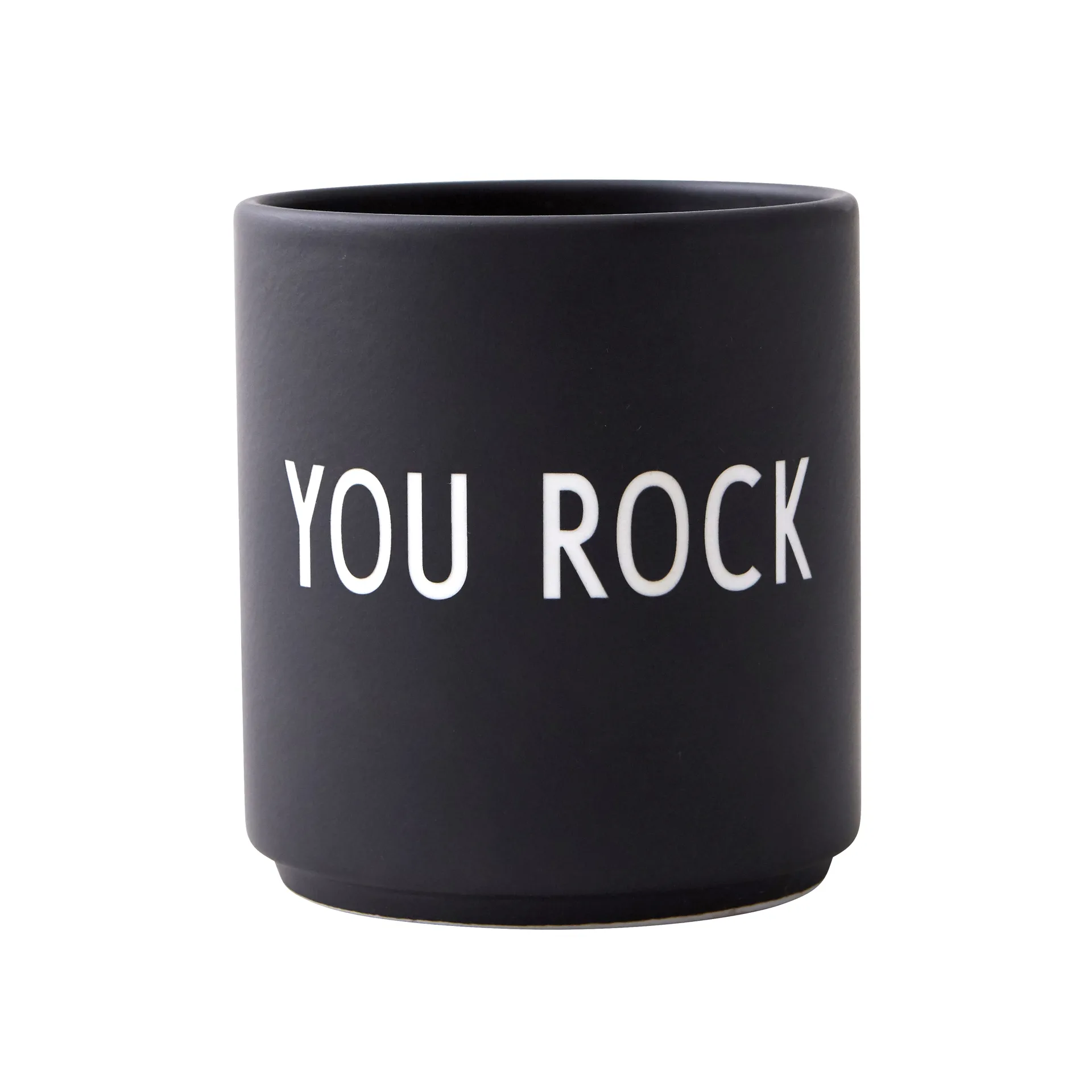 Design Letters favourite cup 25 cl, You rock-black Design Letters