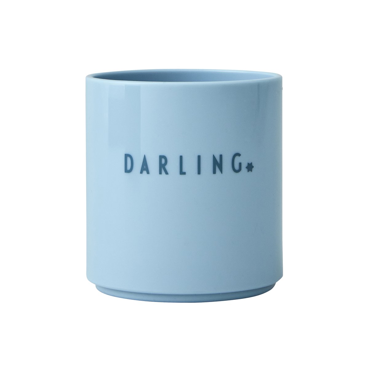 Design Letters favourite cup mini Darling | Scandinavian Design | Children's tableware | Blue