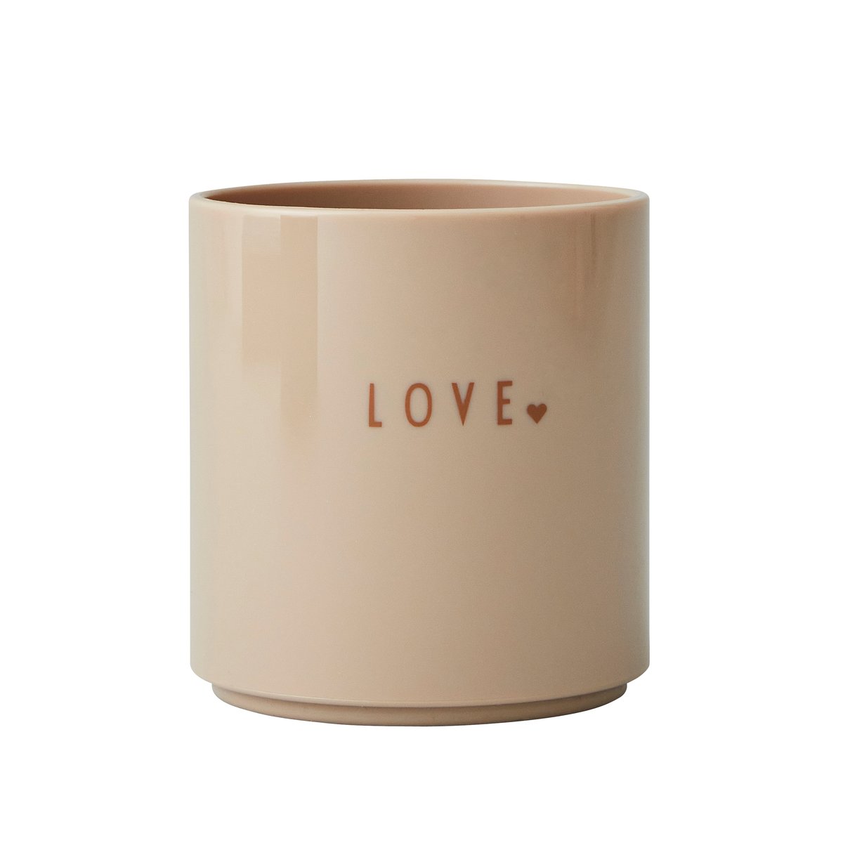 Design Letters favourite cup mini Love (beige) | Scandinavian Design | Children's tableware | Beige