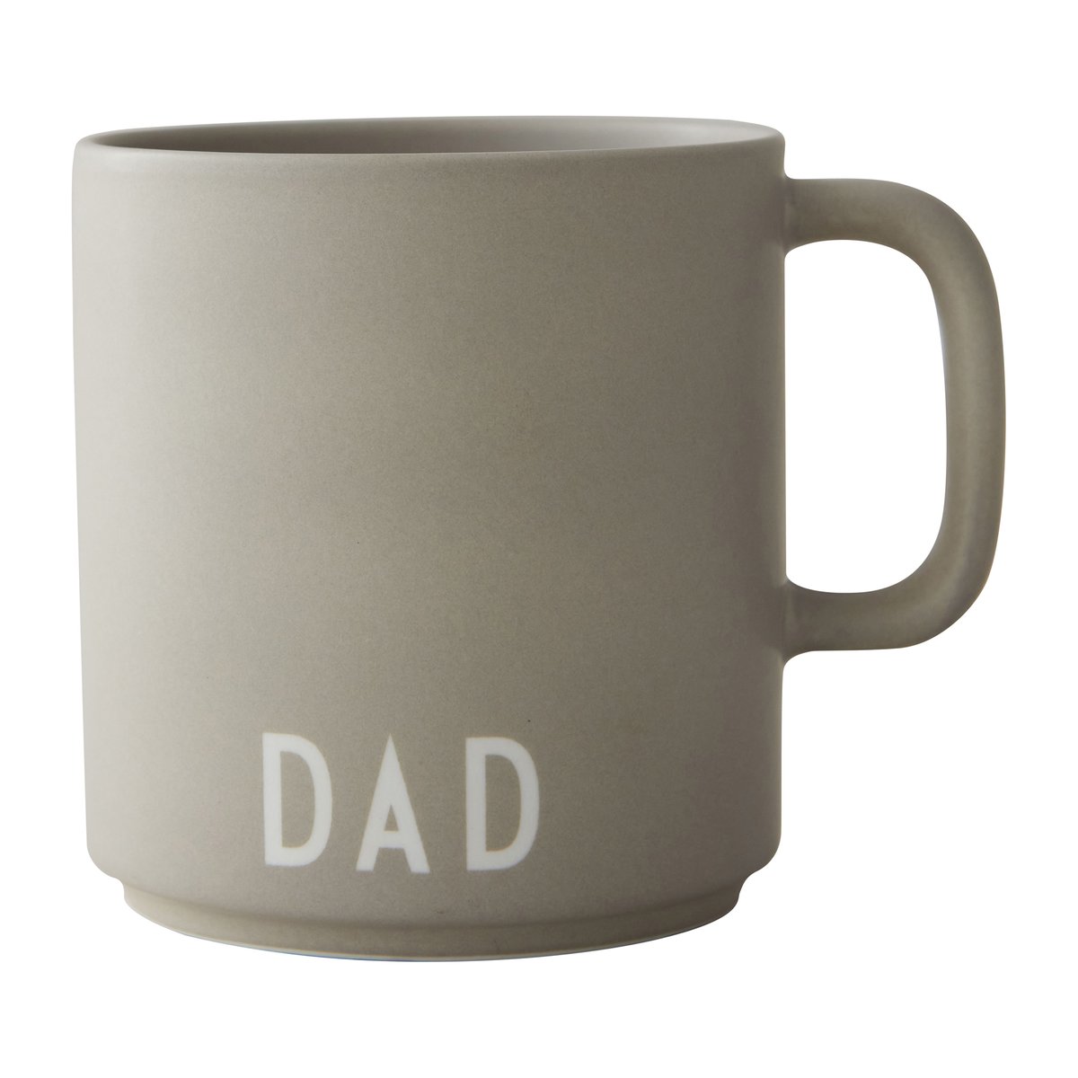 Design Letters favourite cup with handle 25 cl Cool grey
