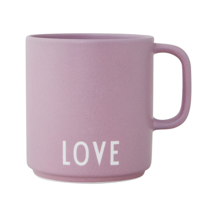 Design Letters favourite cup with handle 25 cl - Love-lavender - Design Letters
