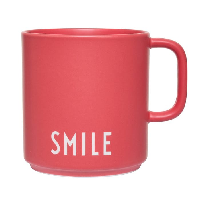 Design Letters favourite cup with handle 25 cl - Red - Design Letters