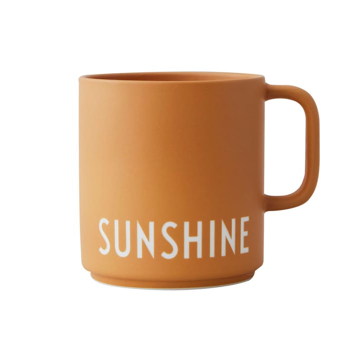 Design Letters favourite cup with handle 25 cl - sunshine - Design Letters
