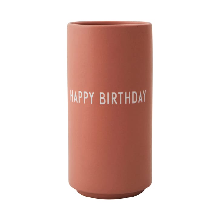 Design Letters favourite vase - Happy Birthday (nude) - Design Letters