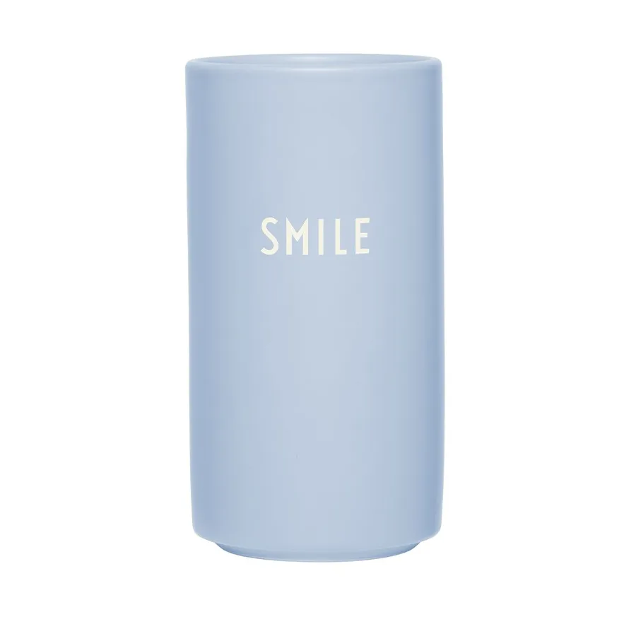 Design Letters favourite vase Smil | Scandinavian Design | Vases | Blue