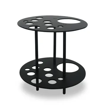 Design Letters flower holder Ø6.7 cm - black - Design Letters