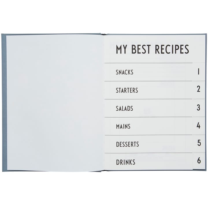 Design Letters foodie book - Grey - Design Letters