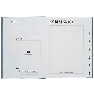 Design Letters foodie book - Grey - Design Letters