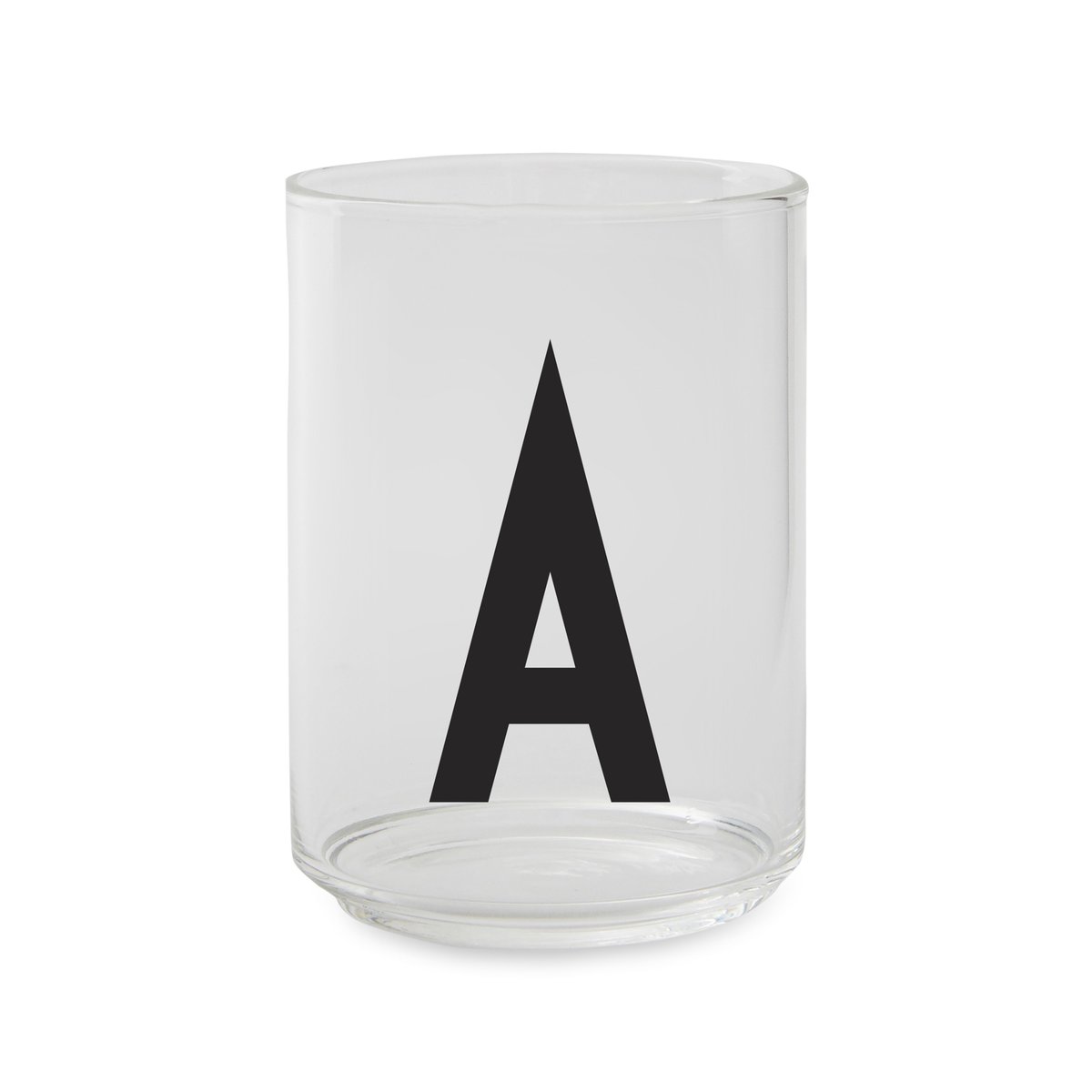 Design Letters glass A | Scandinavian Design | Drinking glasses & tumblers | Transparent