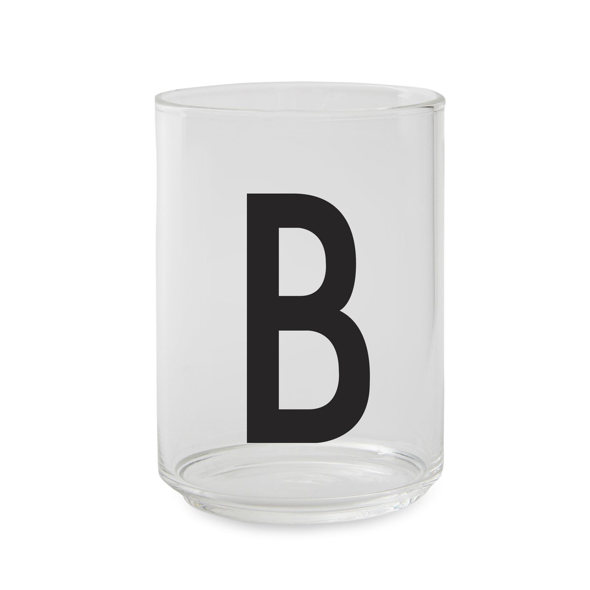 Design Letters glass B | Scandinavian Design | Drinking glasses & tumblers | Transparent
