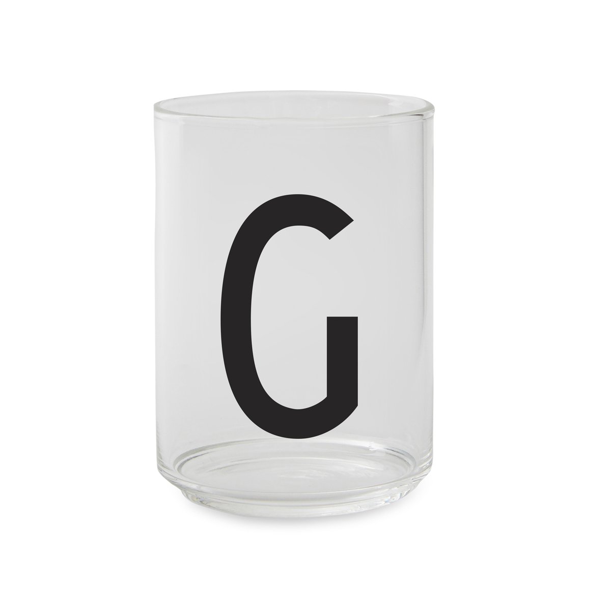Design Letters glass G | Scandinavian Design | Drinking glasses & tumblers | Transparent
