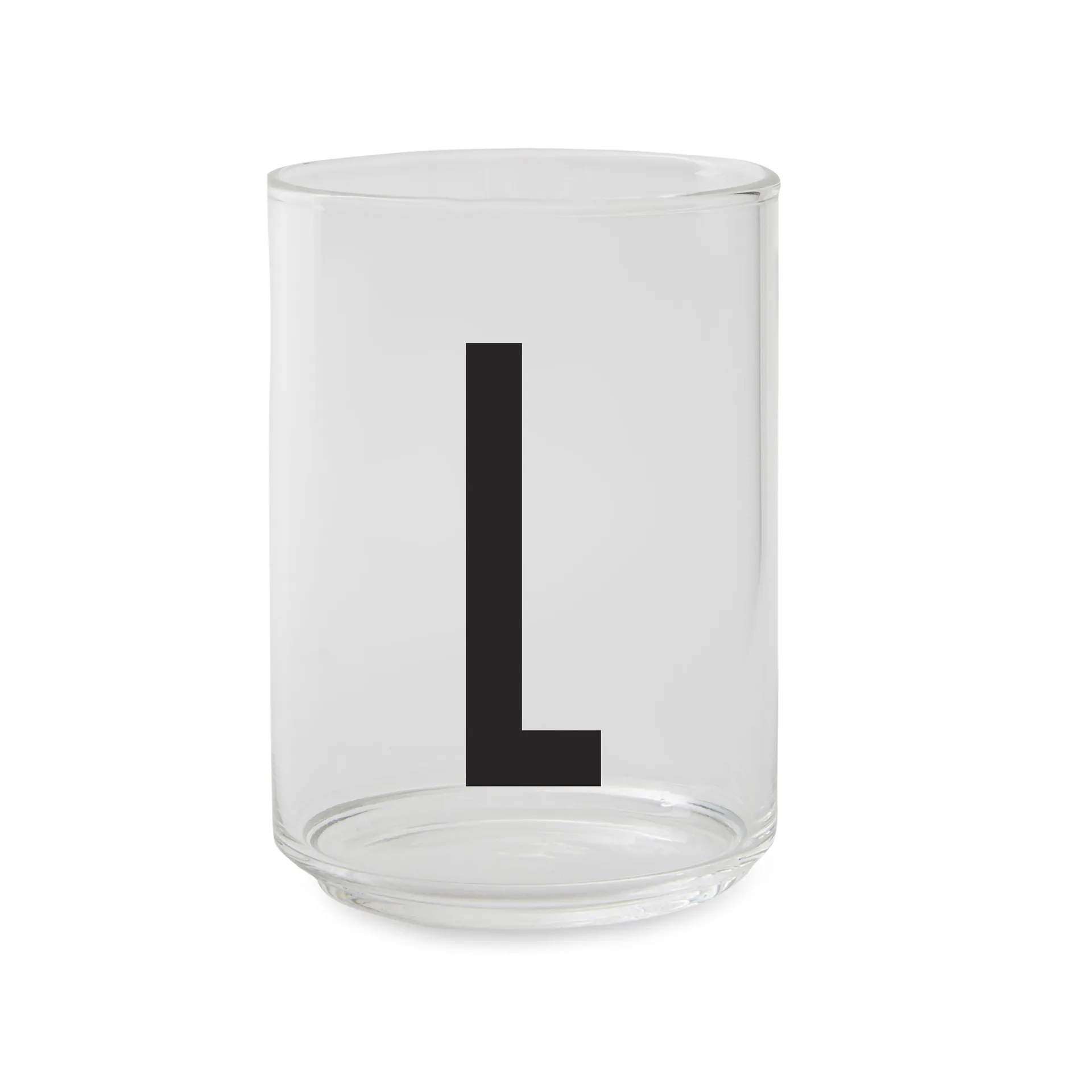 Design Letters glass, L Design Letters