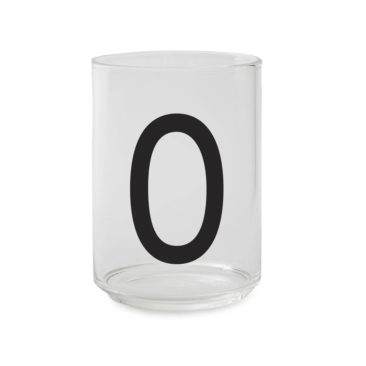 Design Letters glass O | Scandinavian Design | Drinking glasses & tumblers | Transparent