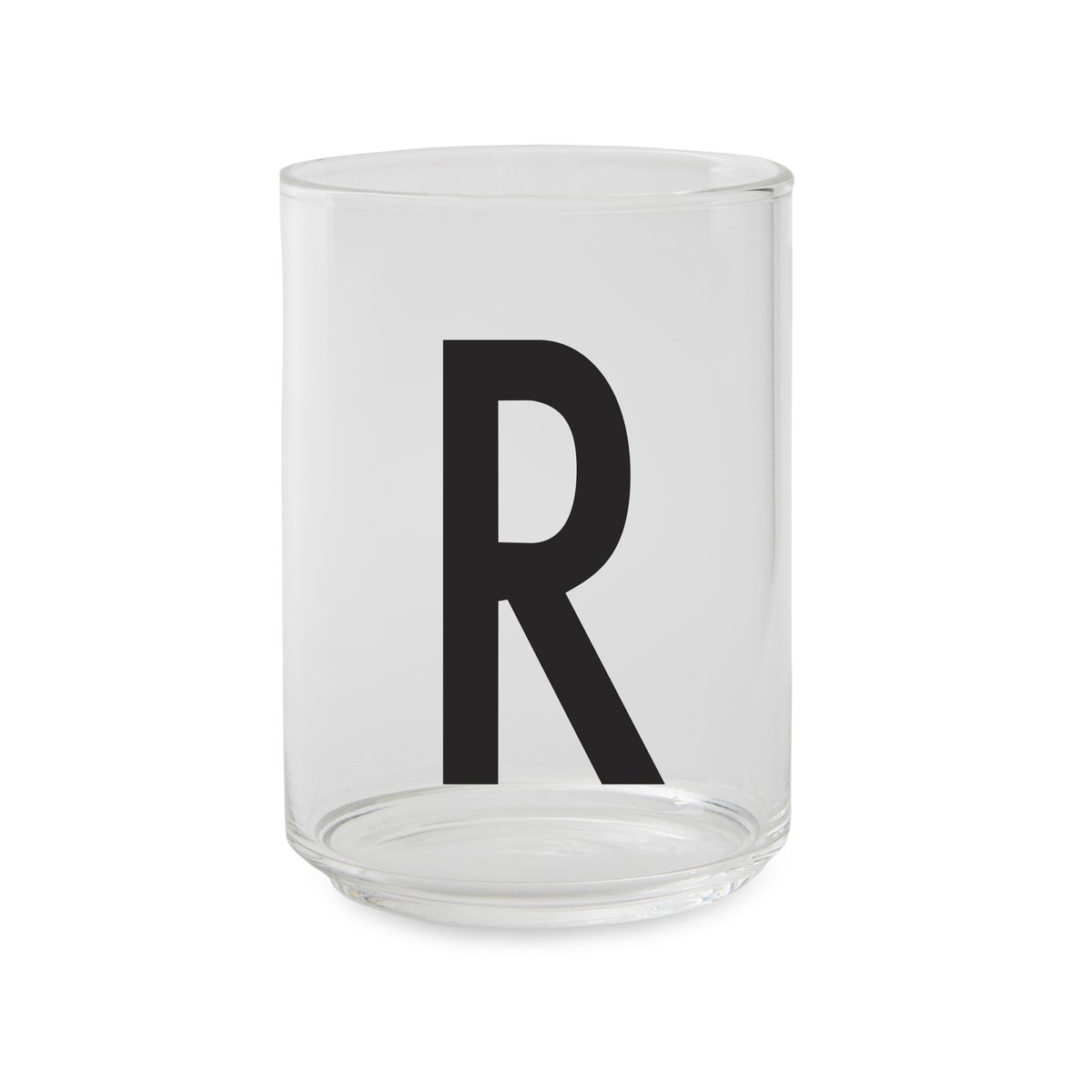 Design Letters glass R | Scandinavian Design | Drinking glasses & tumblers | Transparent