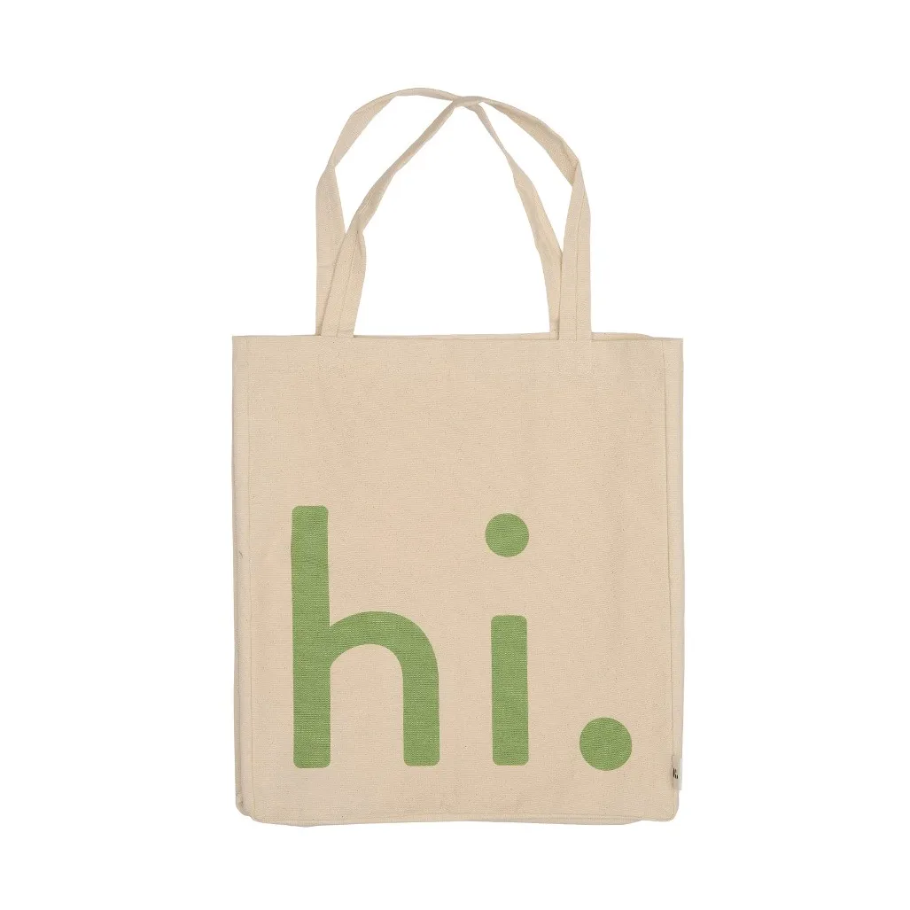 Design Letters hi. bag Green-pink | Scandinavian Design | Storage baskets | Green
