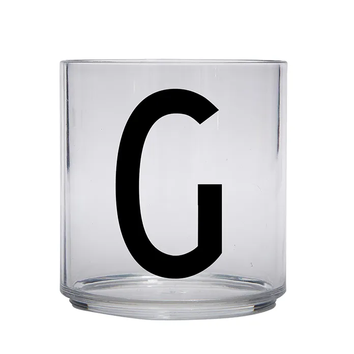 Design Letters Kids glass G | Scandinavian Design | Drinking glasses & tumblers | Transparent