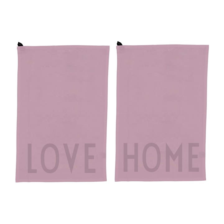 Design Letters kitchen towel favourite 2 pieces - Love-home-lavender - Design Letters