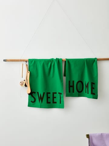 Design Letters kitchen towel favourite 2 pieces - Sweet-home-green - Design Letters