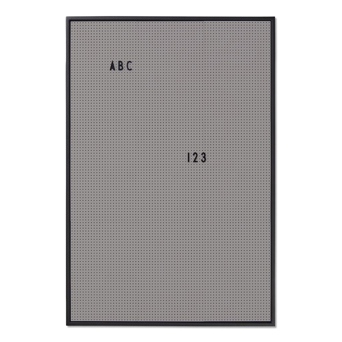 Design Letters letter board A2 light grey | Scandinavian Design | Bulletin & pin boards | Grey