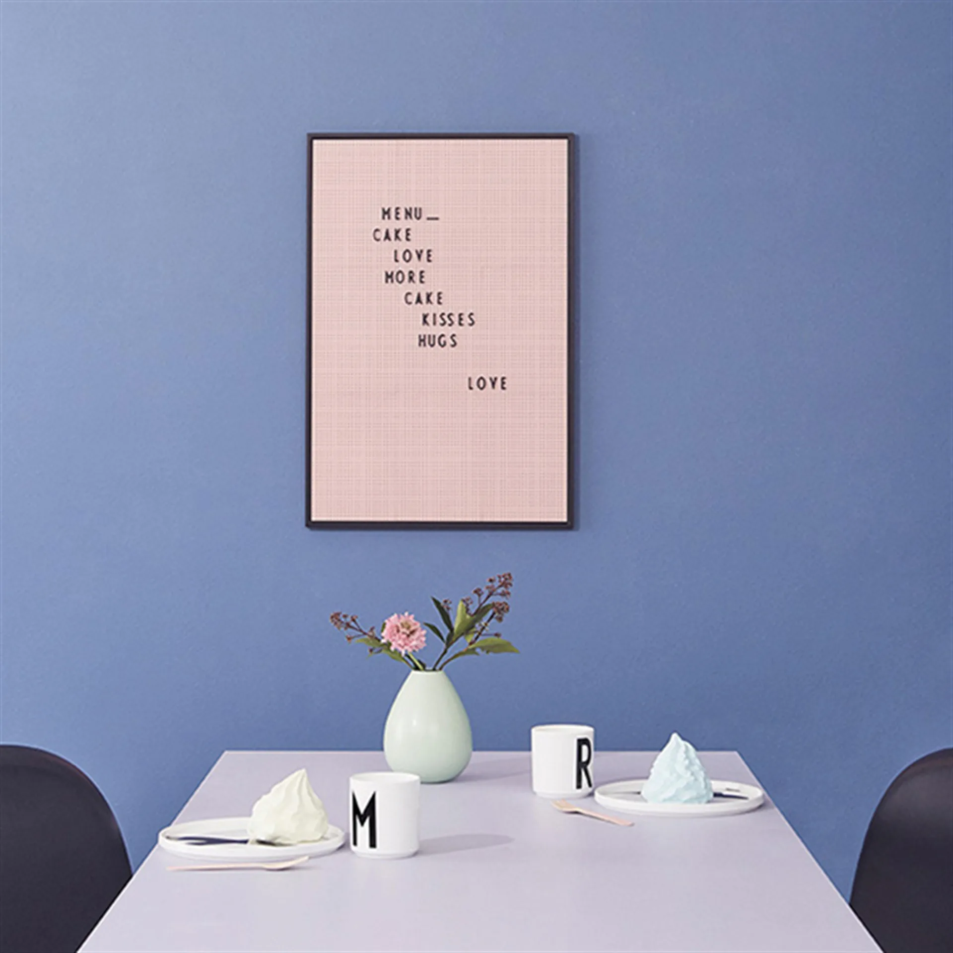 Design Letters letter board A2, rose Design Letters