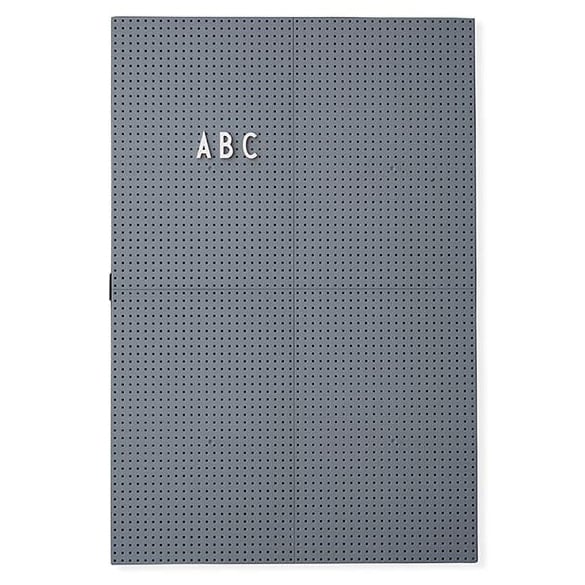 Design Letters letter board A3 dark grey | Scandinavian Design | Bulletin & pin boards | Grey