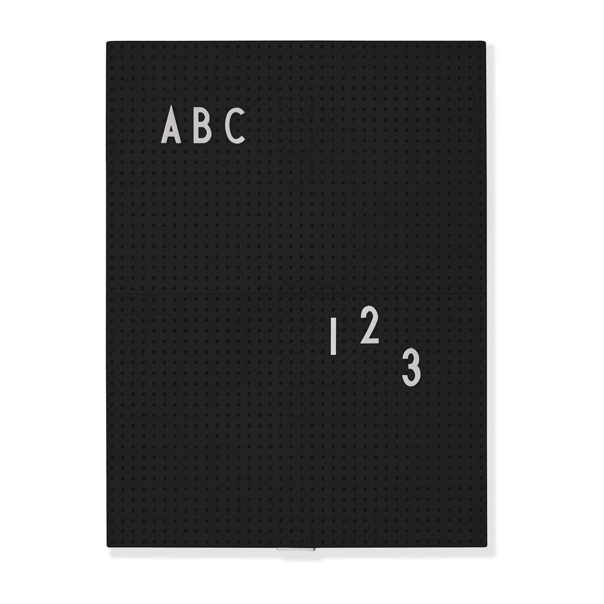 Design Letters letter board A4 Black | Scandinavian Design | Bulletin & pin boards | Black