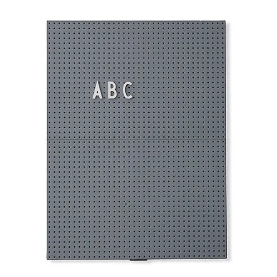 Design Letters letter board A4 dark grey | Scandinavian Design | Bulletin & pin boards | Grey
