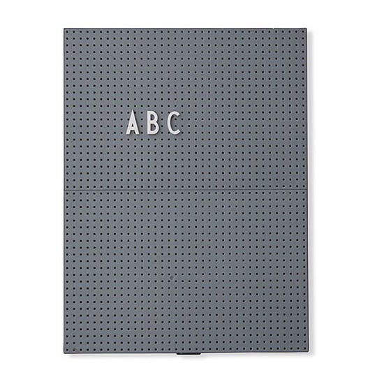 Design Letters letter board A4 dark grey | Scandinavian Design | Bulletin & pin boards | Grey
