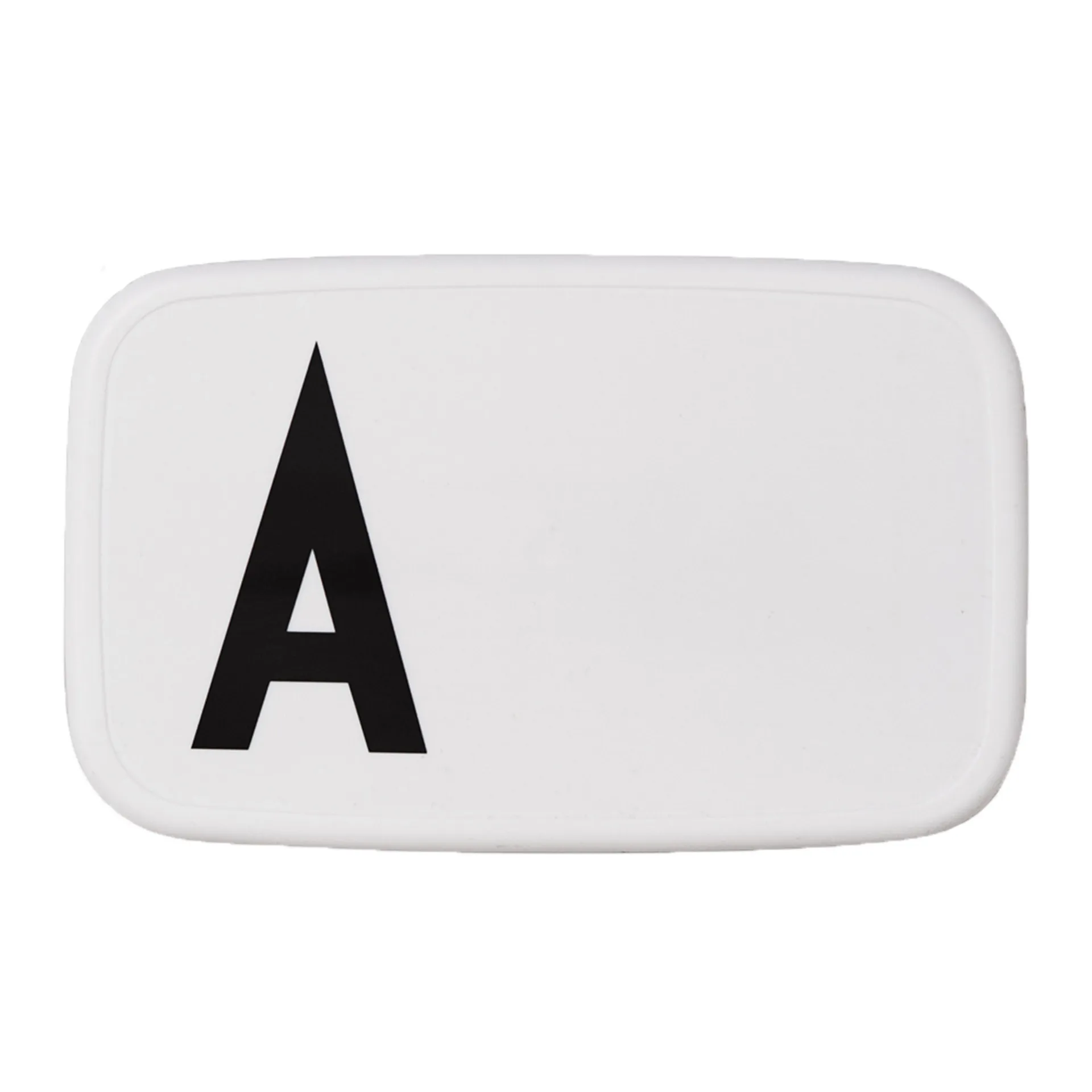 Design Letters lunch box, A Design Letters