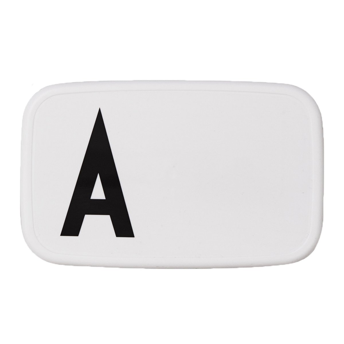 Design Letters Design Letters lunch box A | Scandinavian Design | Lunch boxes & food containers | White