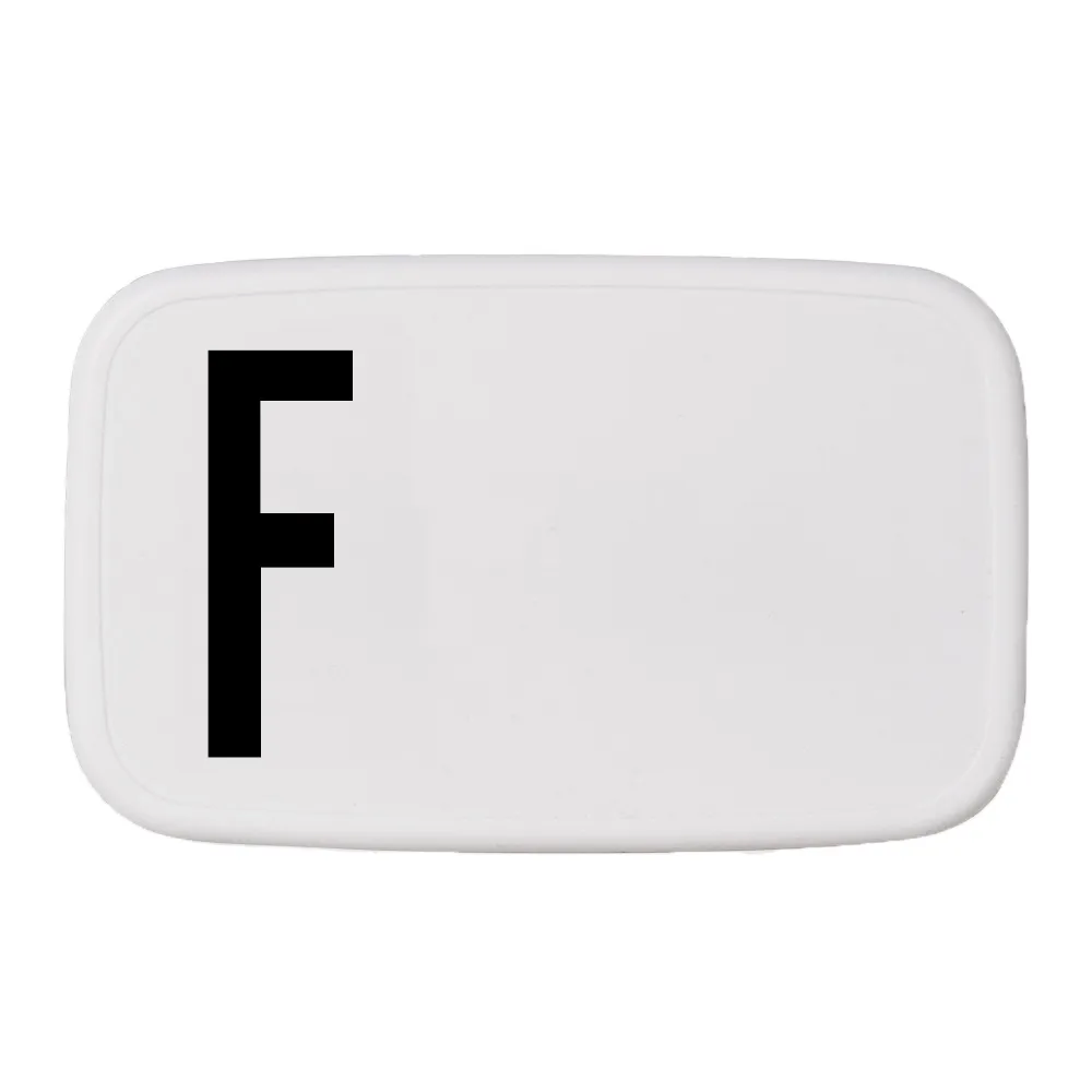 Design Letters Design Letters lunch box F | Scandinavian Design | Lunch boxes & food containers | White